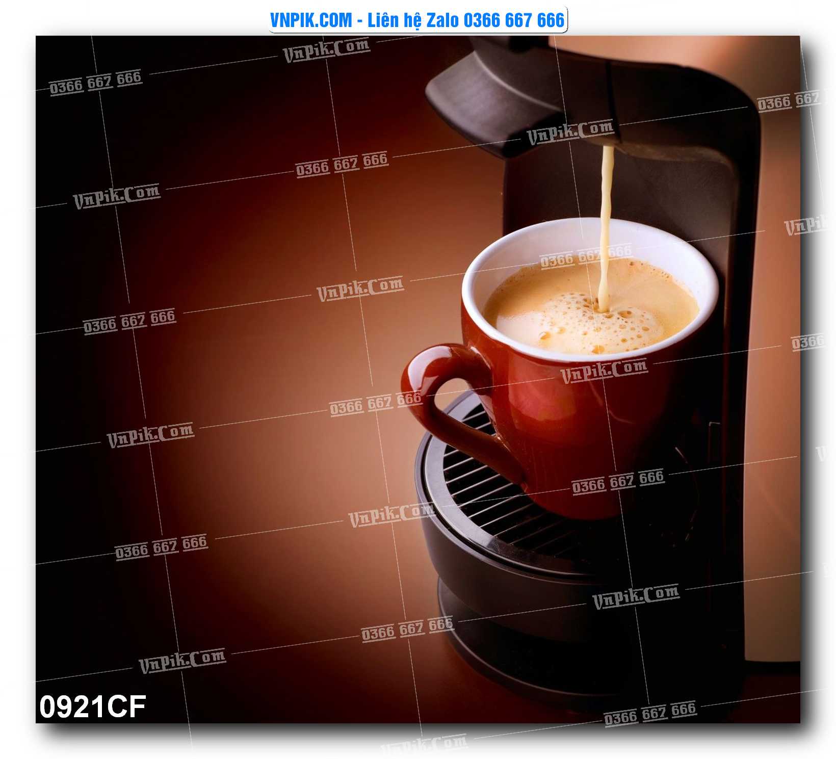 Tranh tường trang trí quán cà phê – trà chanh – trà sữa mã 0921CF