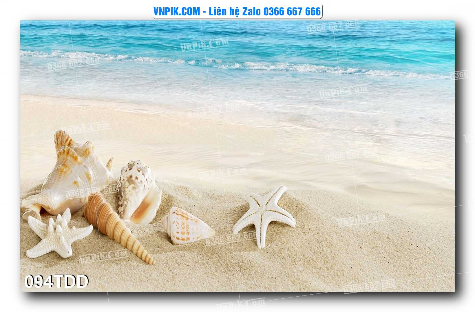 Tranh đại dương – cá heo 3D – tranh bể cá 094TDD