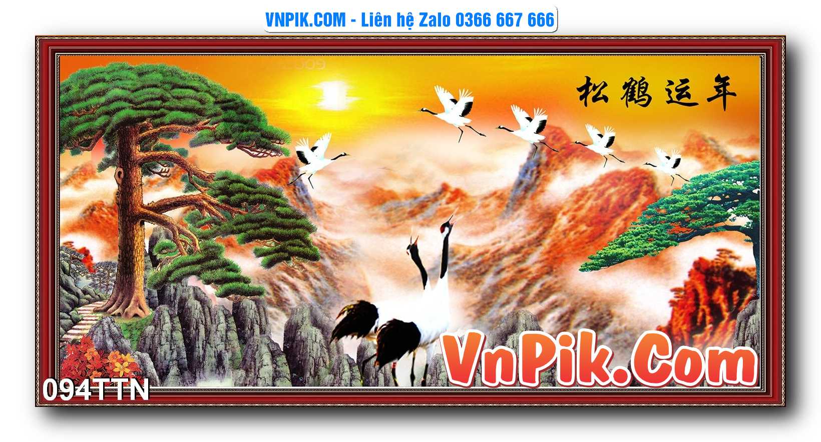 Tranh thác nước – Tranh phong thủy – Tranh treo tường mã 094TTN
