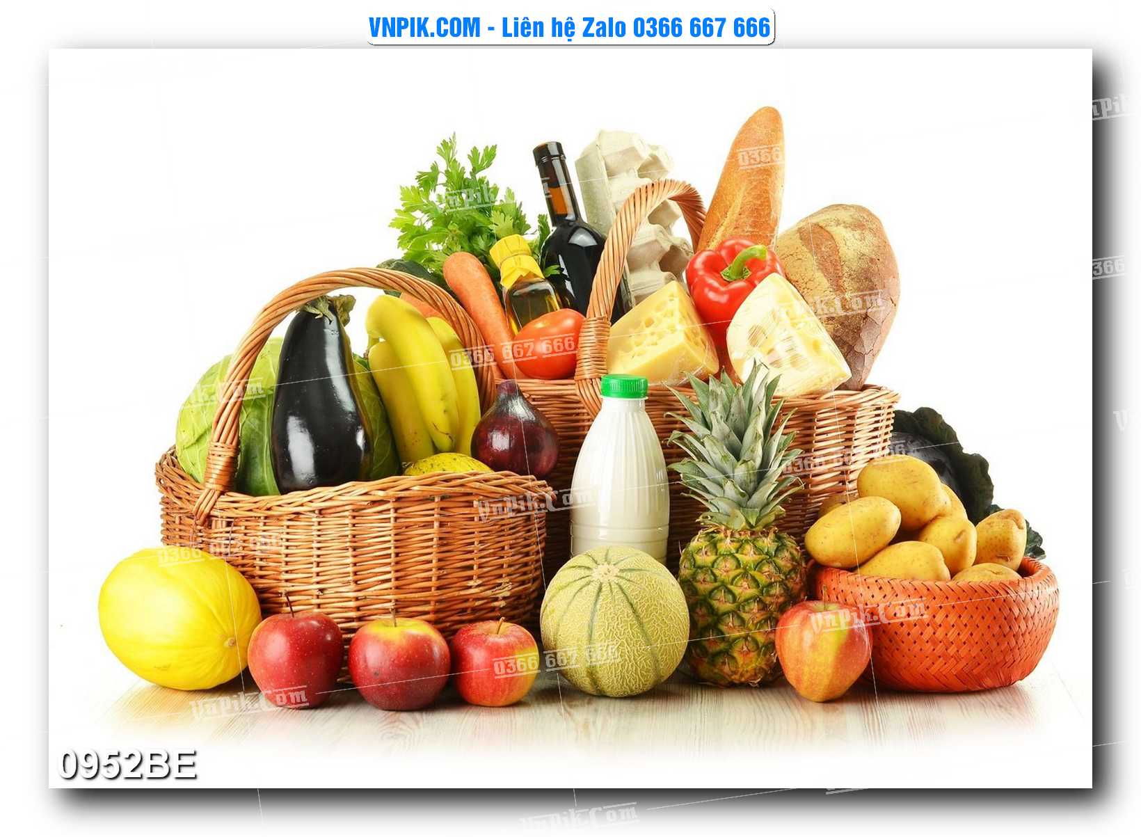 Tranh treo tường trang trí phòng bếp đẹp mã 0952BE
