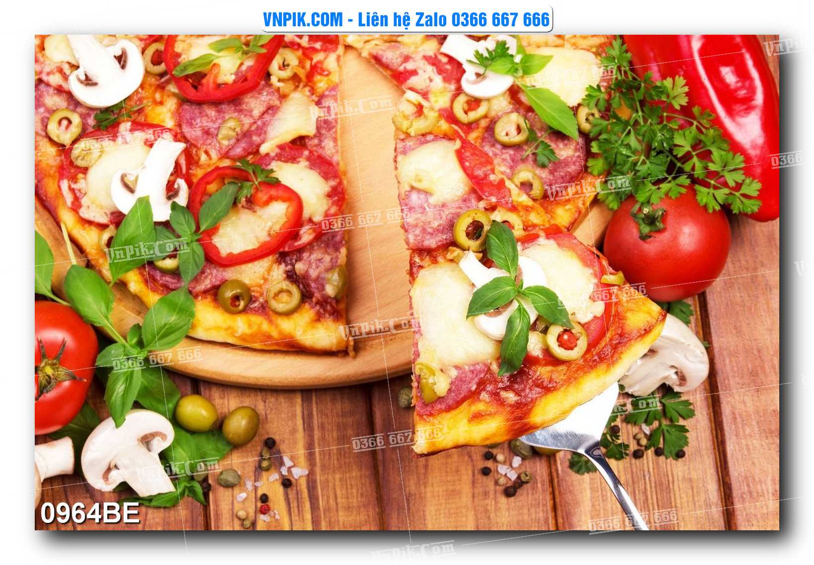 Tranh treo tường trang trí phòng bếp đẹp mã 0964BE