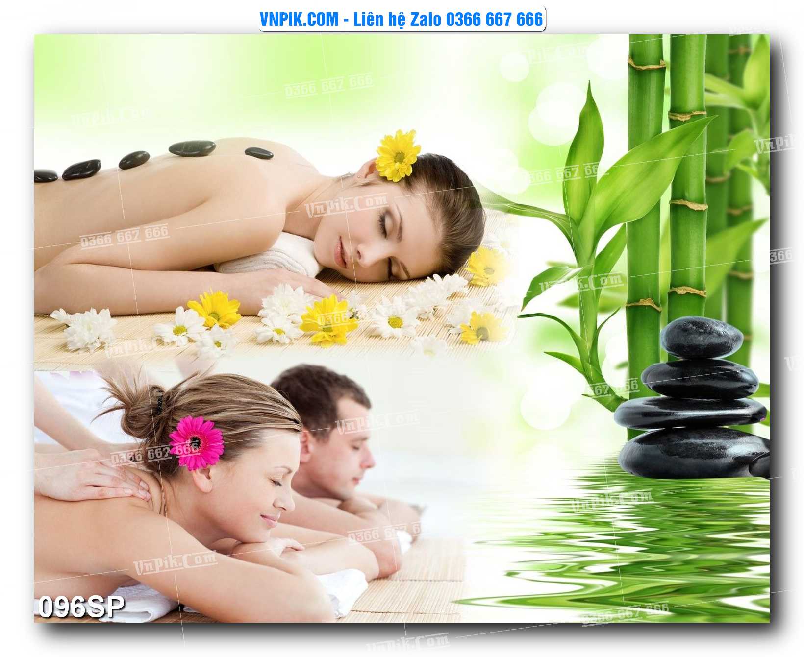 Mẫu tranh spa treo tường đẹp file vector – psd mẫu 096SP