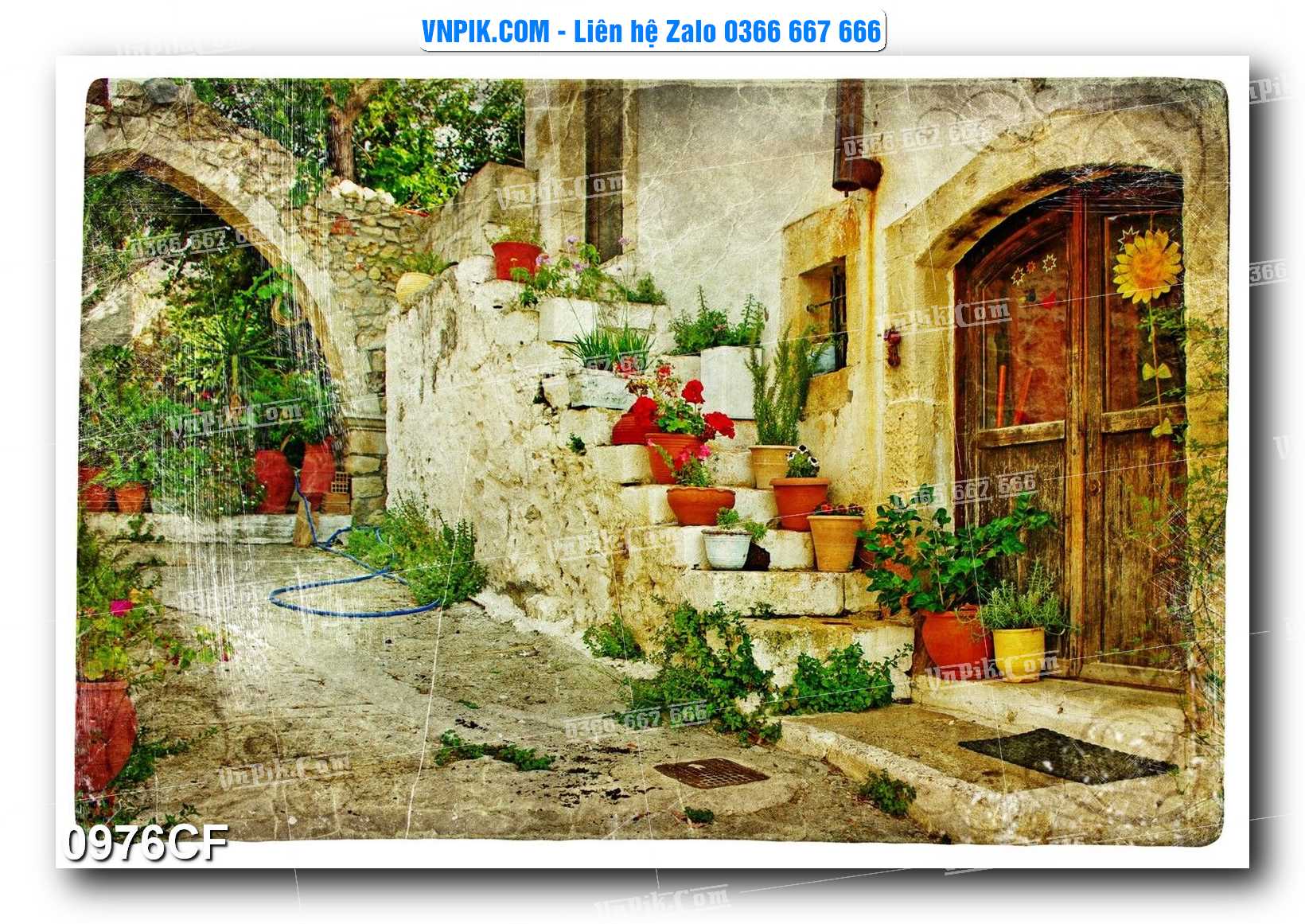 Tranh tường trang trí quán cà phê – trà chanh – trà sữa mã 0976CF