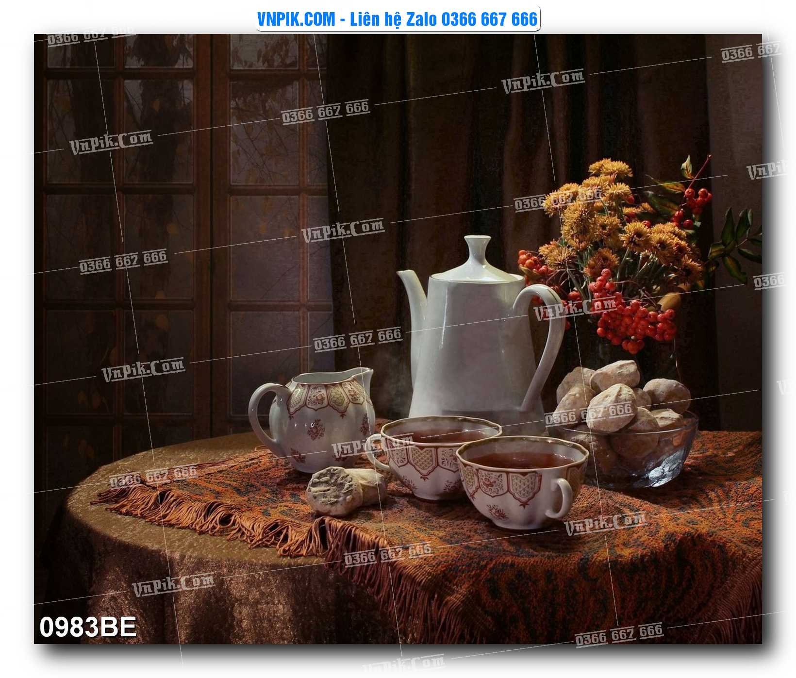 Tranh treo tường trang trí phòng bếp đẹp mã 0983BE