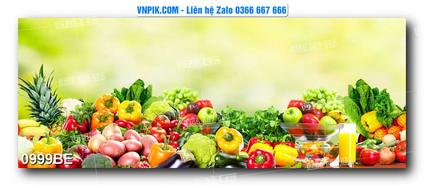 Tranh treo tường trang trí phòng bếp đẹp mã 0999BE