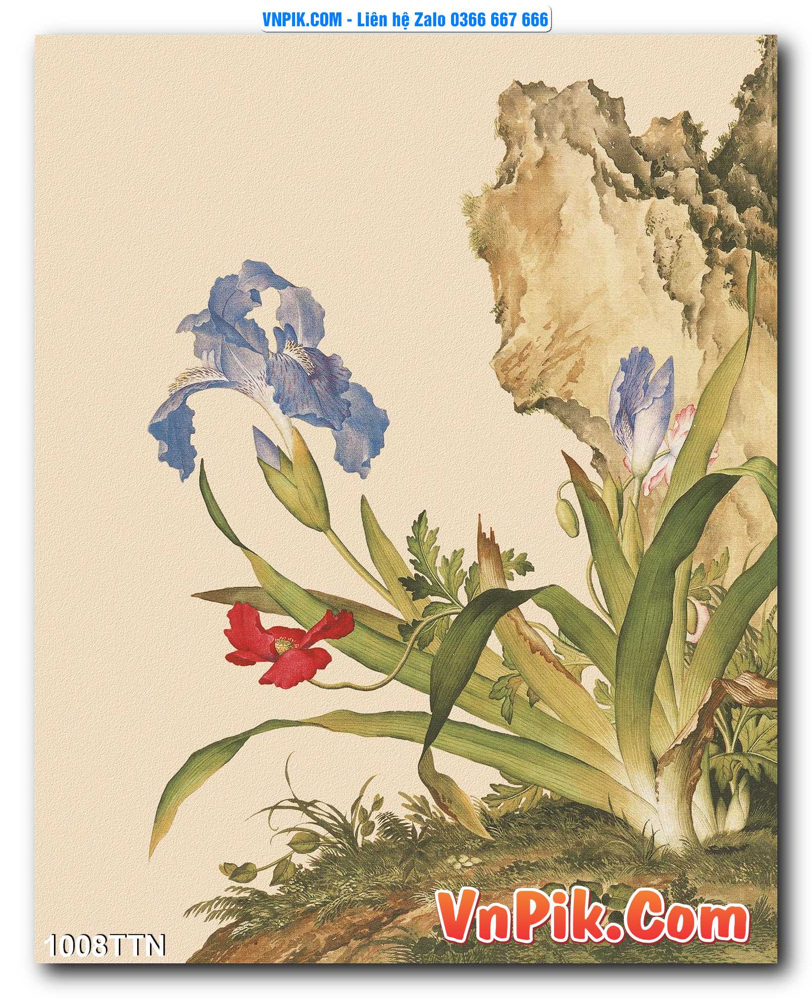 Tranh thác nước – Tranh phong thủy – Tranh treo tường mã 1008TTN