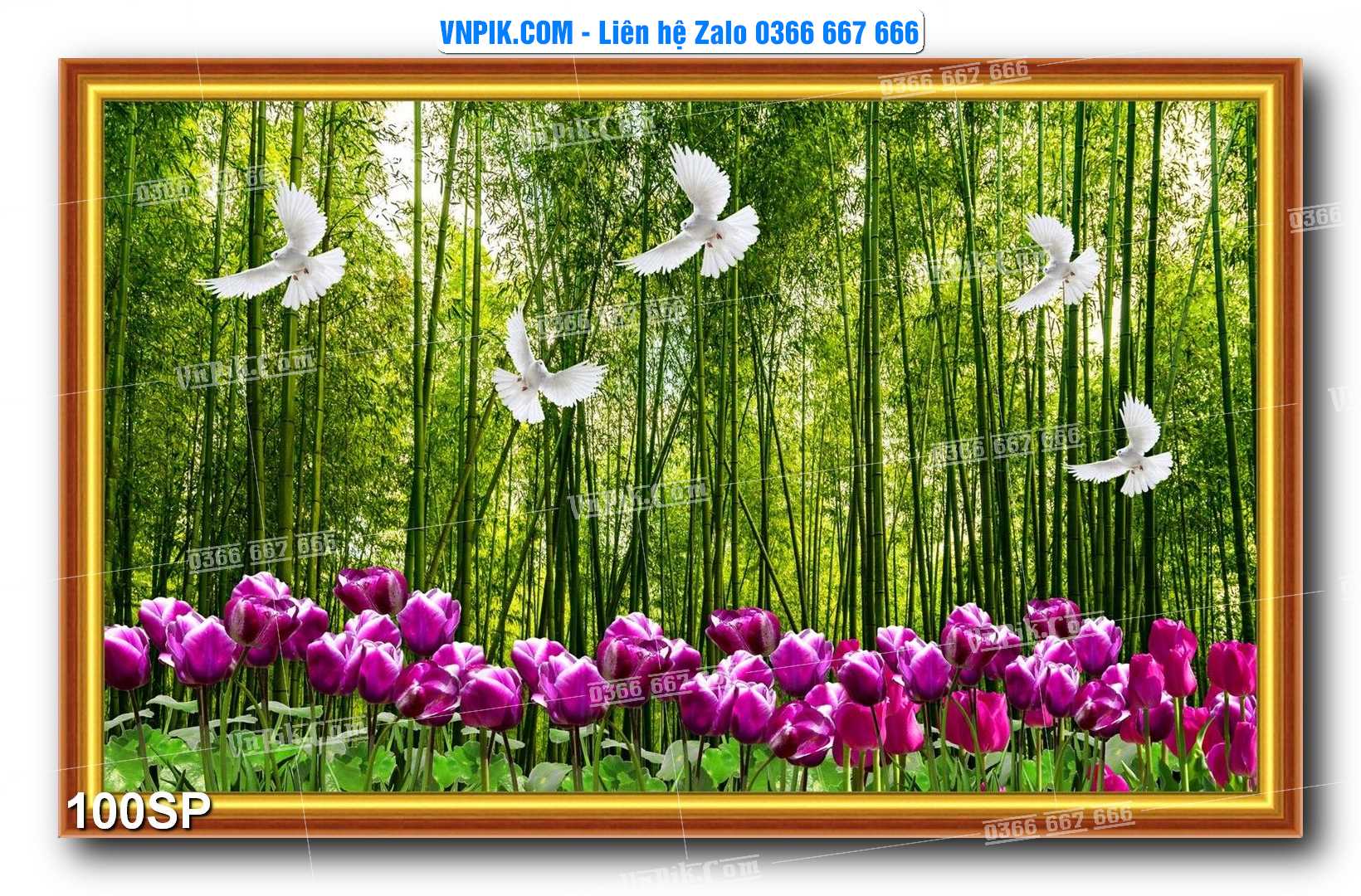 Mẫu tranh spa treo tường đẹp file vector – psd mẫu 100SP