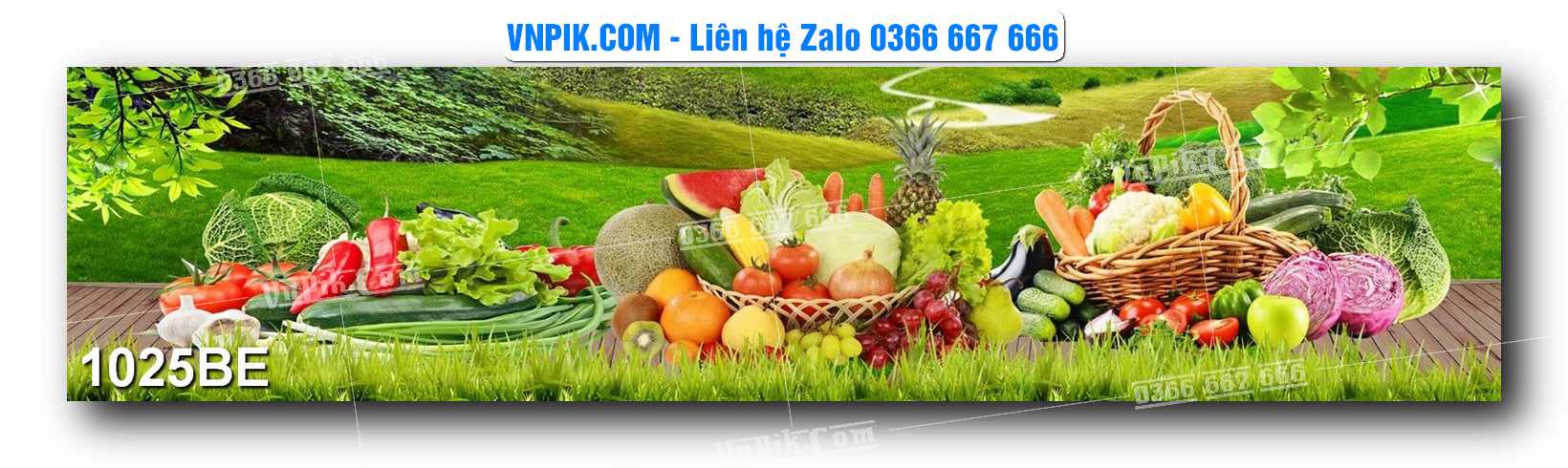 Tranh treo tường trang trí phòng bếp đẹp mã 1025BE