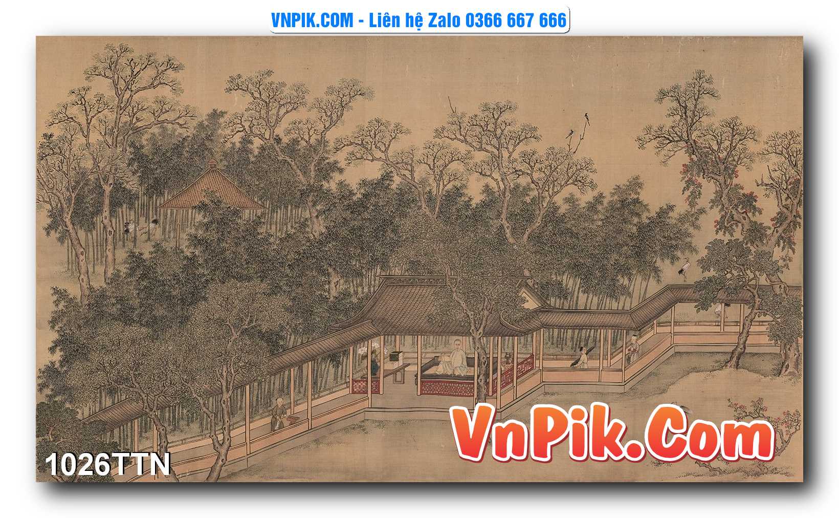 Tranh thác nước – Tranh phong thủy – Tranh treo tường mã 1026TTN