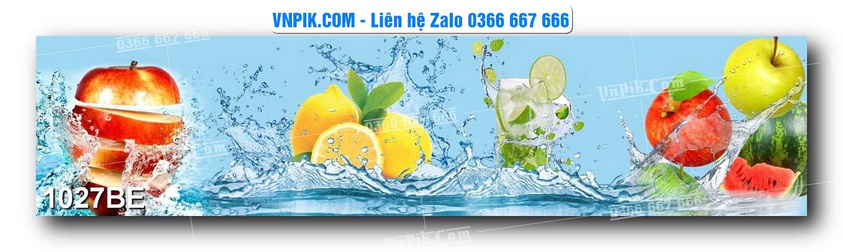 Tranh treo tường trang trí phòng bếp đẹp mã 1027BE