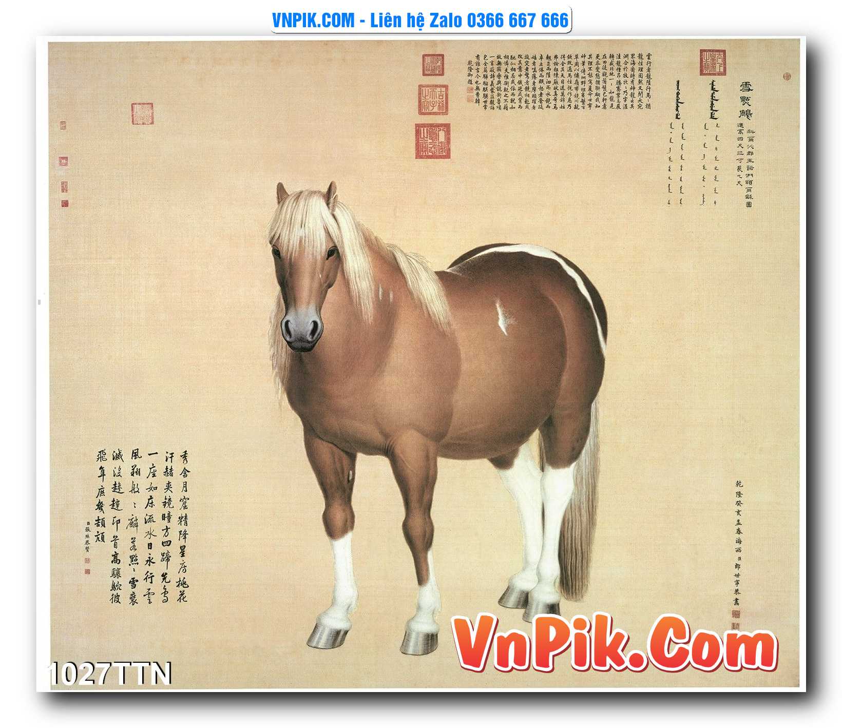 Tranh thác nước – Tranh phong thủy – Tranh treo tường mã 1027TTN