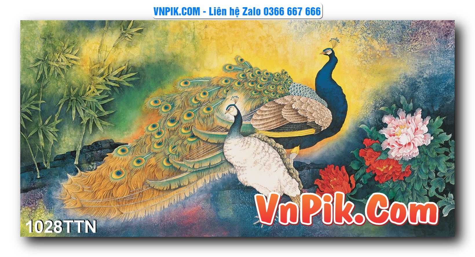 Tranh thác nước – Tranh phong thủy – Tranh treo tường mã 1028TTN