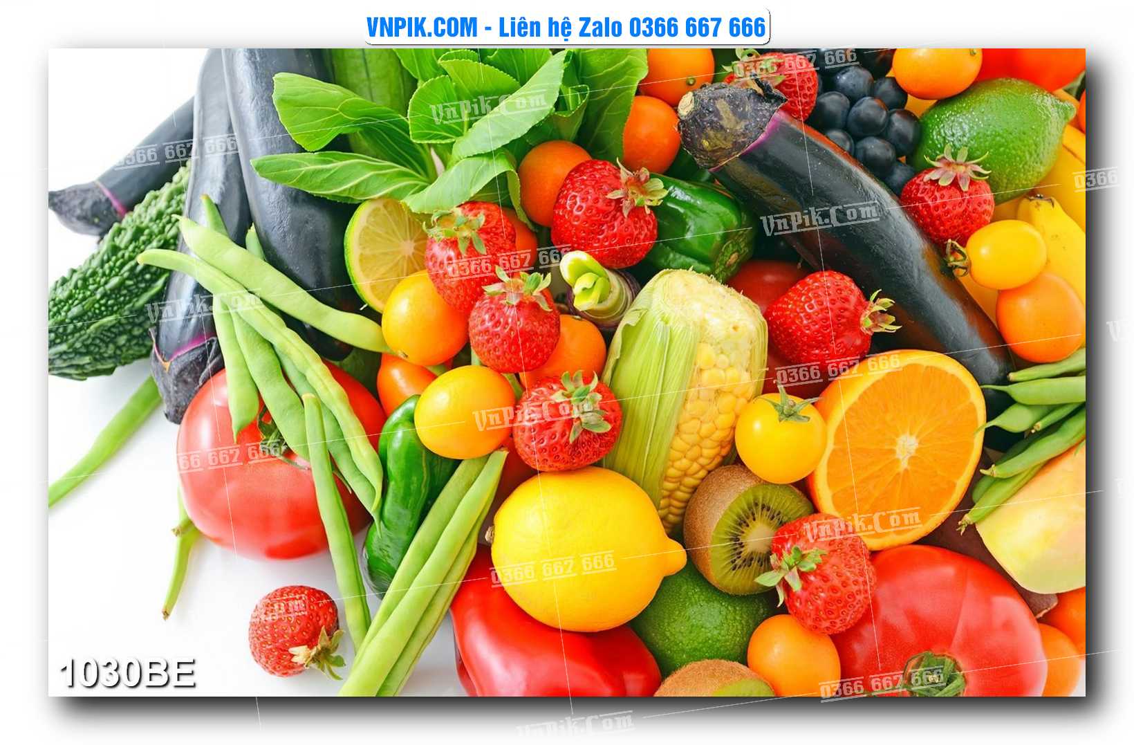 Tranh treo tường trang trí phòng bếp đẹp mã 1030BE