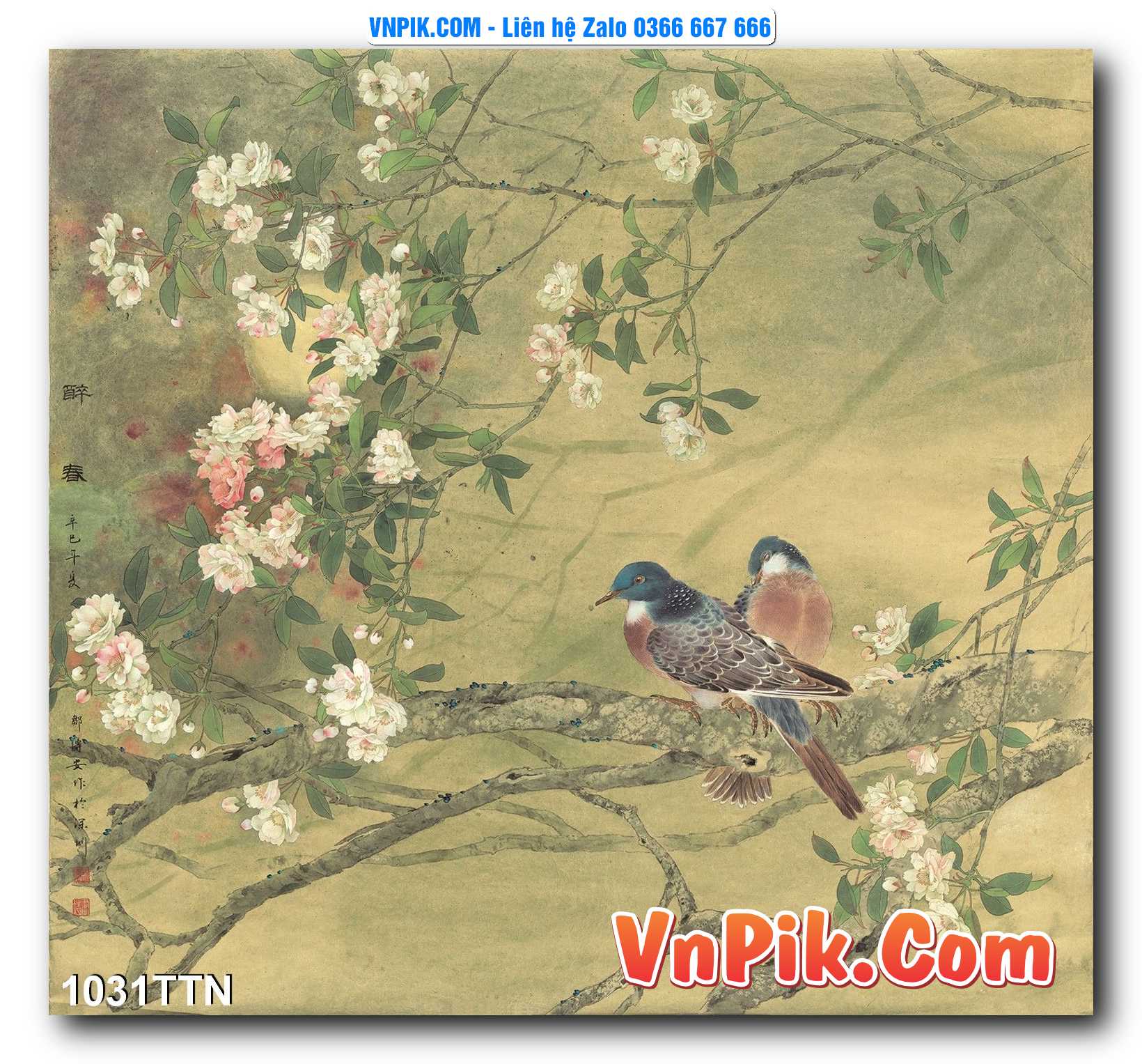 Tranh thác nước – Tranh phong thủy – Tranh treo tường mã 1031TTN
