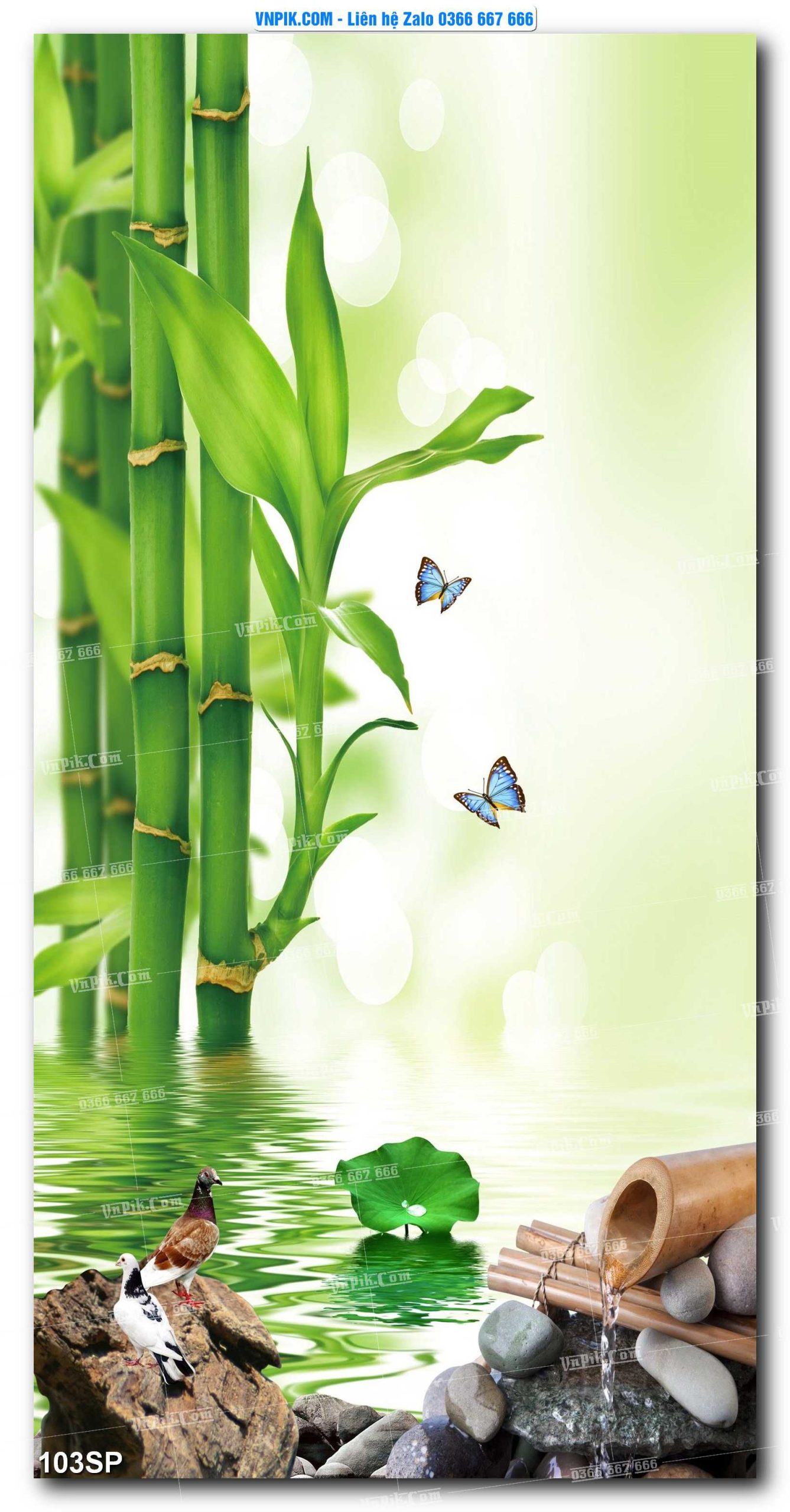 Mẫu tranh spa treo tường đẹp file vector – psd mẫu 103SP