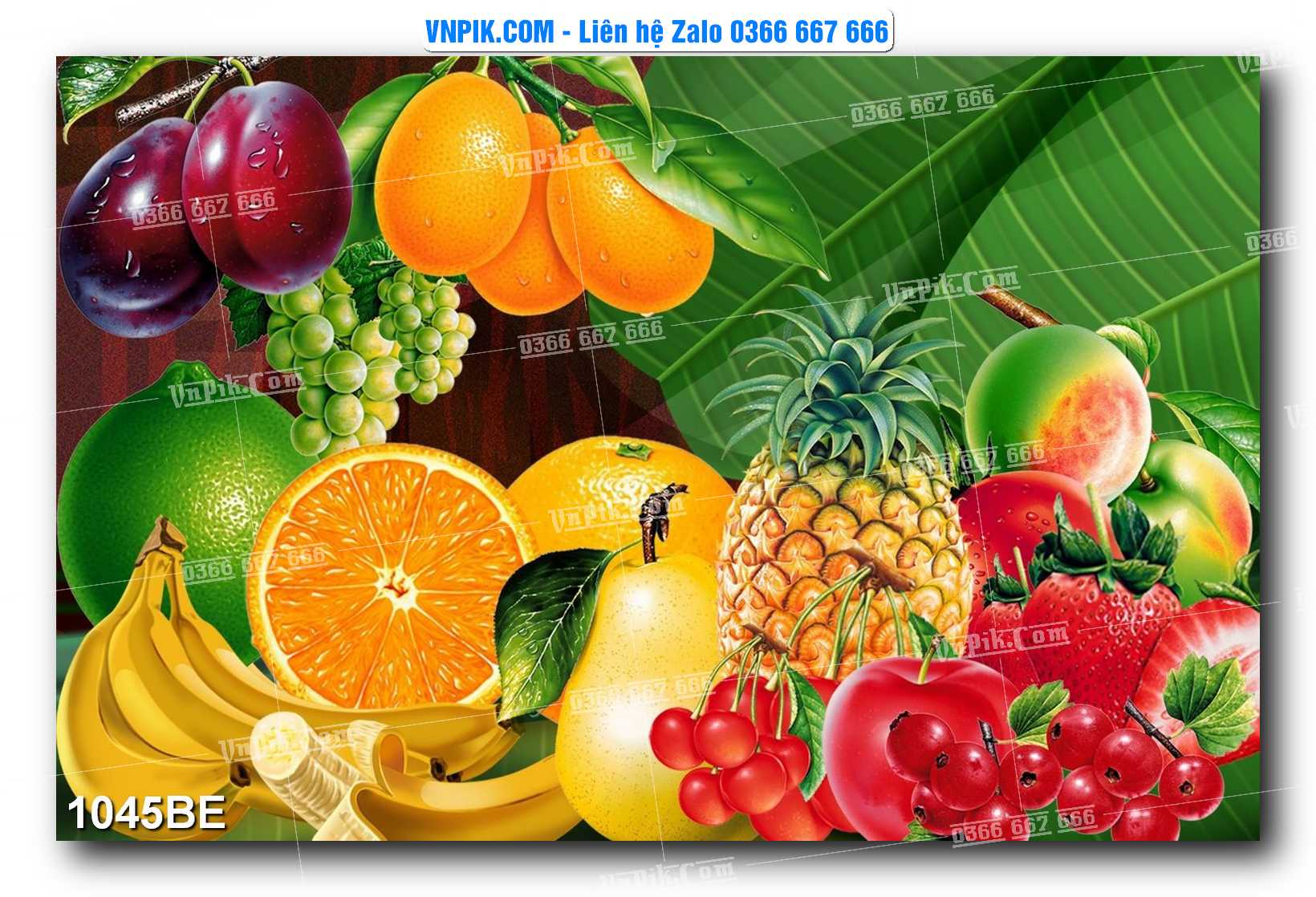 Tranh treo tường trang trí phòng bếp đẹp mã 1045BE