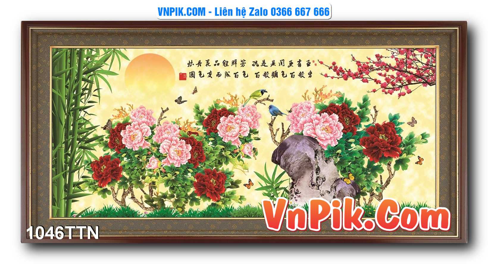 Tranh thác nước – Tranh phong thủy – Tranh treo tường mã 1046TTN