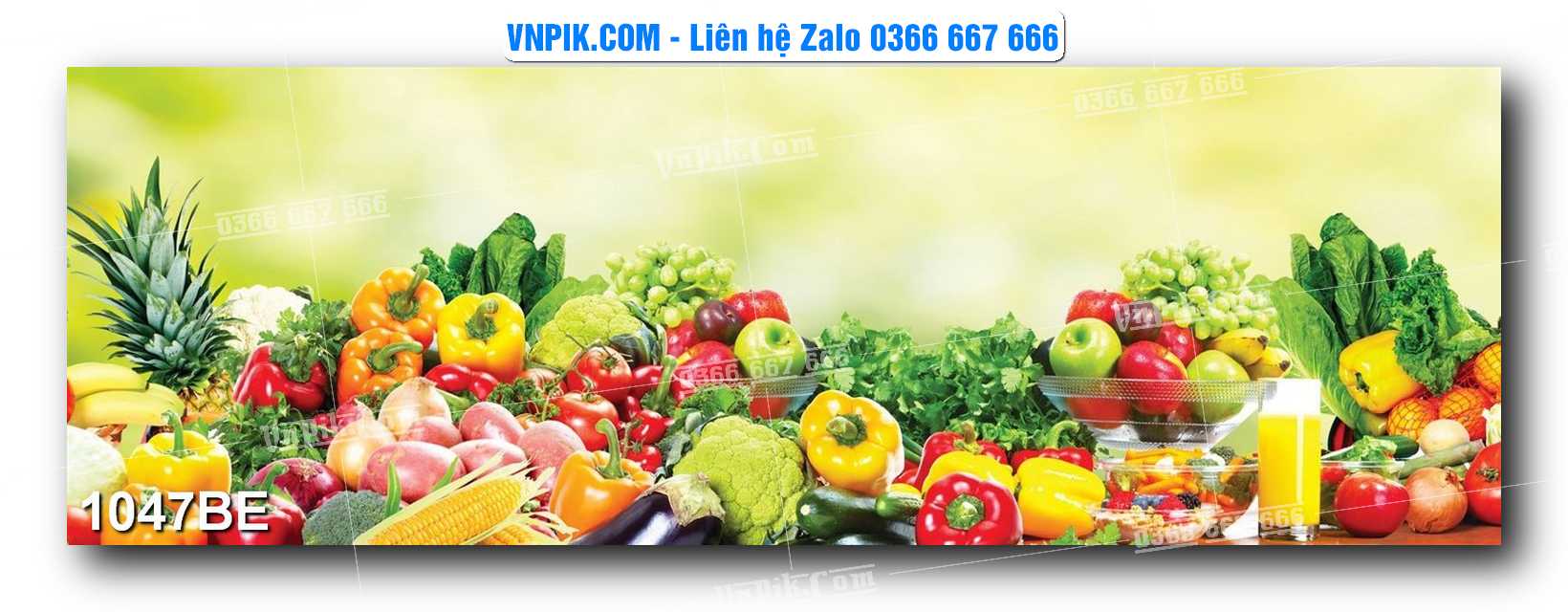 Tranh treo tường trang trí phòng bếp đẹp mã 1047BE