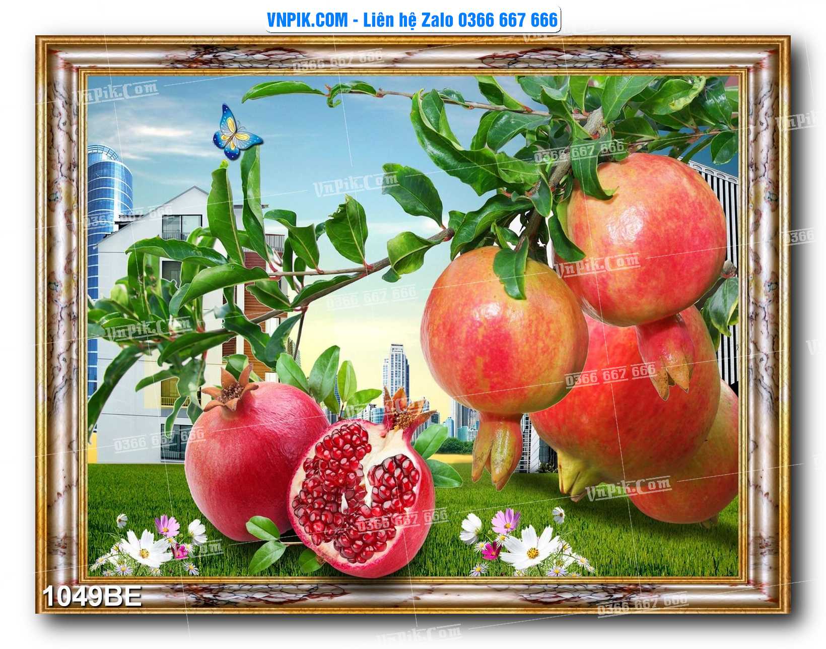 Tranh treo tường trang trí phòng bếp đẹp mã 1049BE