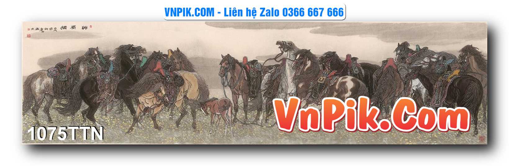 Tranh thác nước – Tranh phong thủy – Tranh treo tường mã 1075TTN