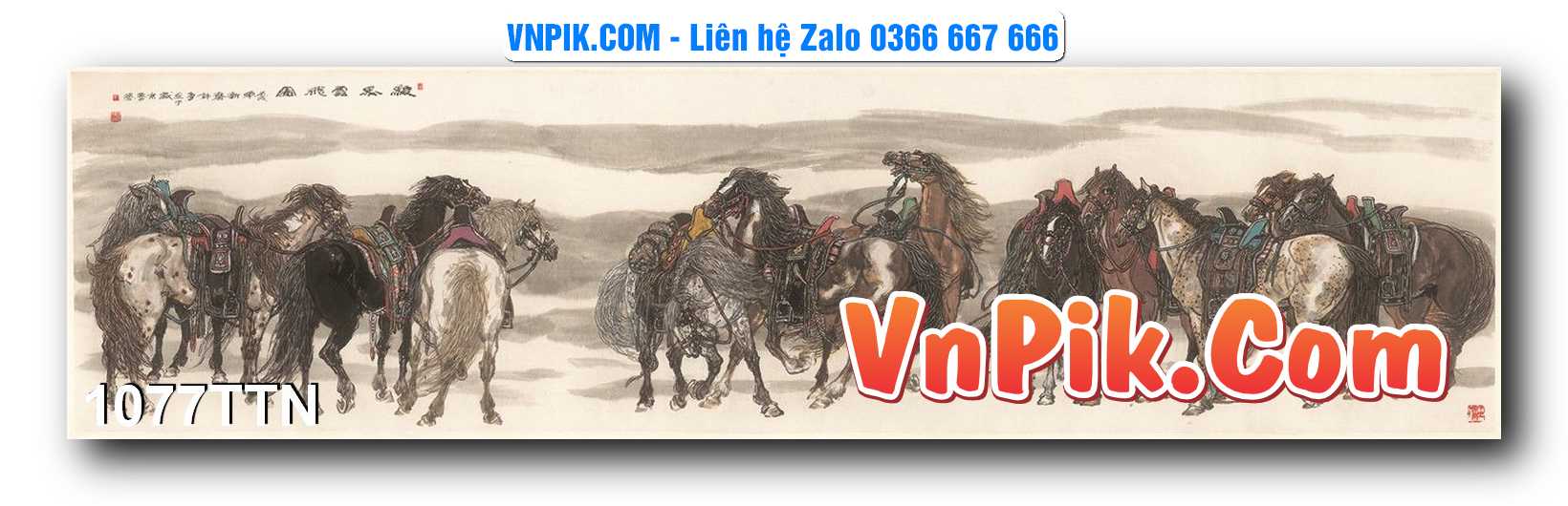 Tranh thác nước – Tranh phong thủy – Tranh treo tường mã 1077TTN