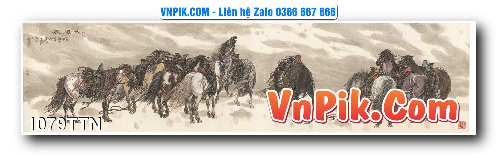 Tranh thác nước – Tranh phong thủy – Tranh treo tường mã 1079TTN