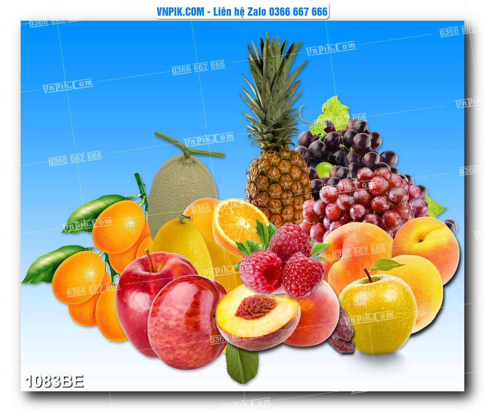 Tranh treo tường trang trí phòng bếp đẹp mã 1083BE
