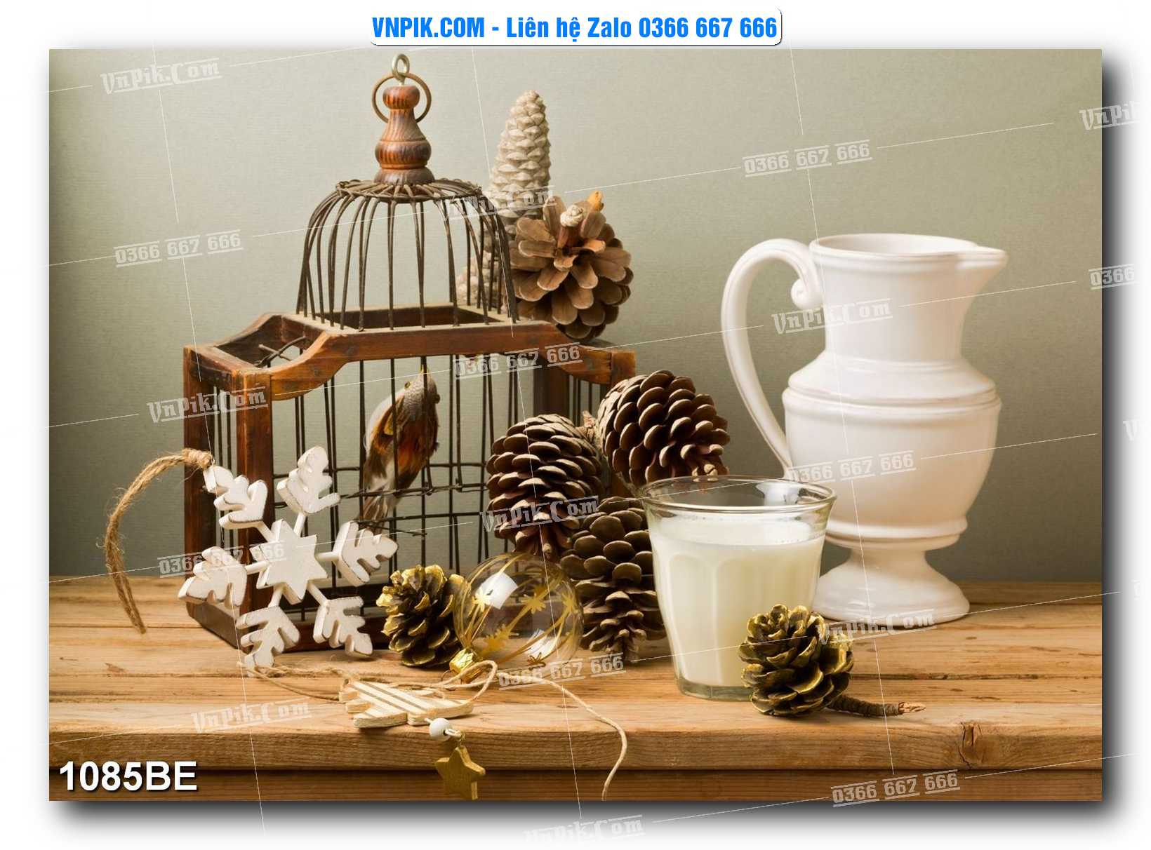 Tranh treo tường trang trí phòng bếp đẹp mã 1085BE