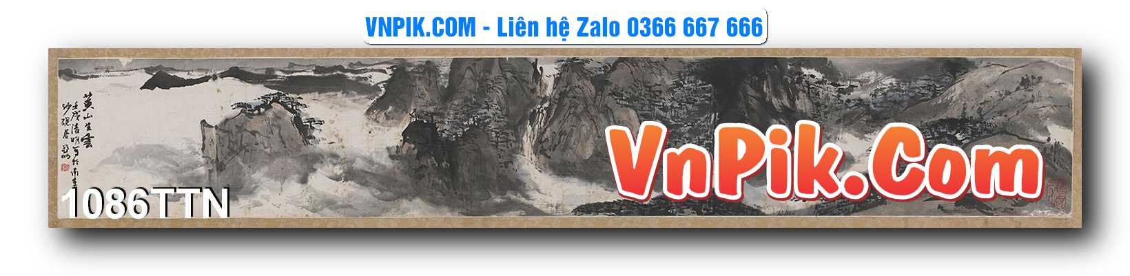 Tranh thác nước – Tranh phong thủy – Tranh treo tường mã 1086TTN