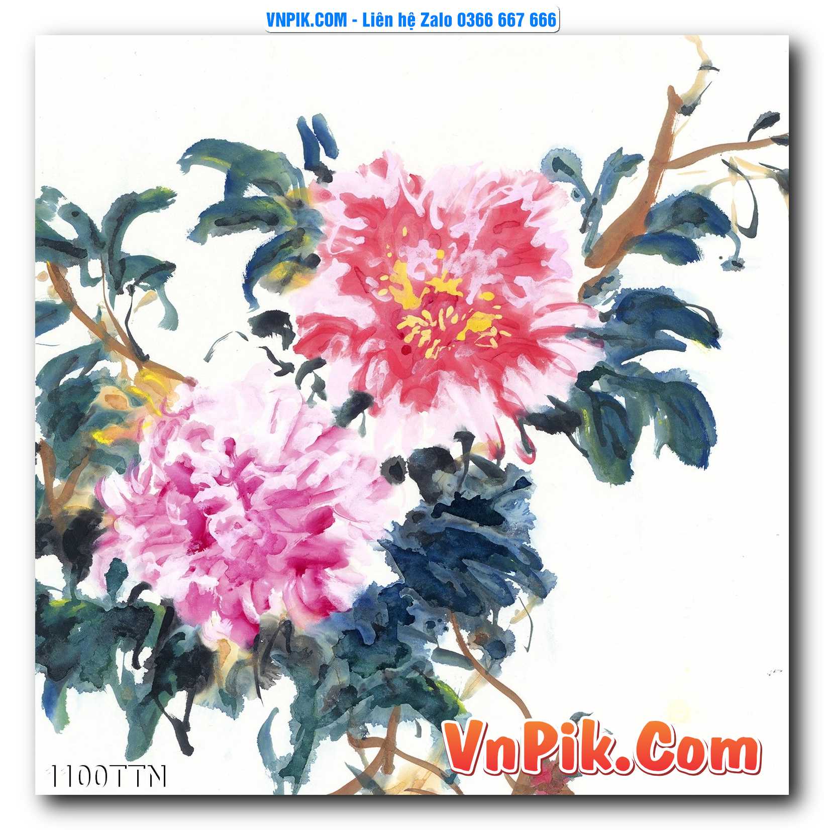 Tranh thác nước – Tranh phong thủy – Tranh treo tường mã 1100TTN