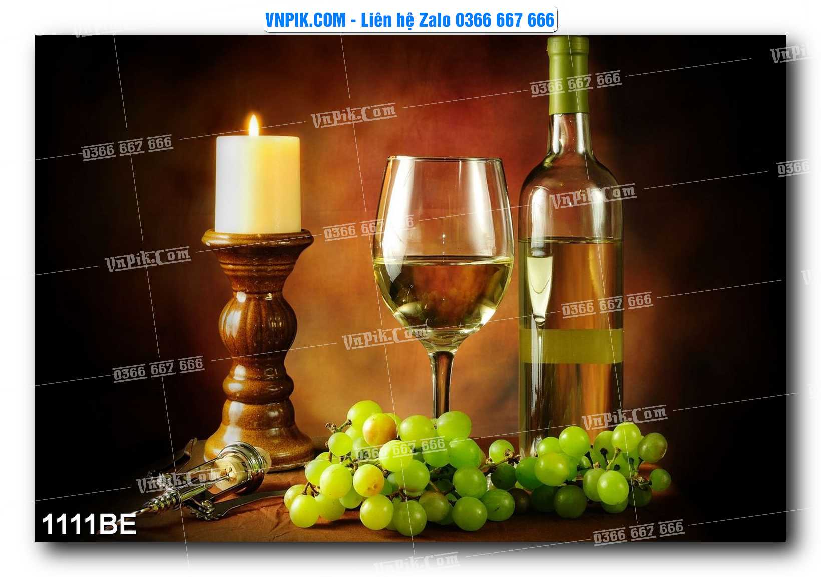 Tranh treo tường trang trí phòng bếp đẹp mã 1111BE