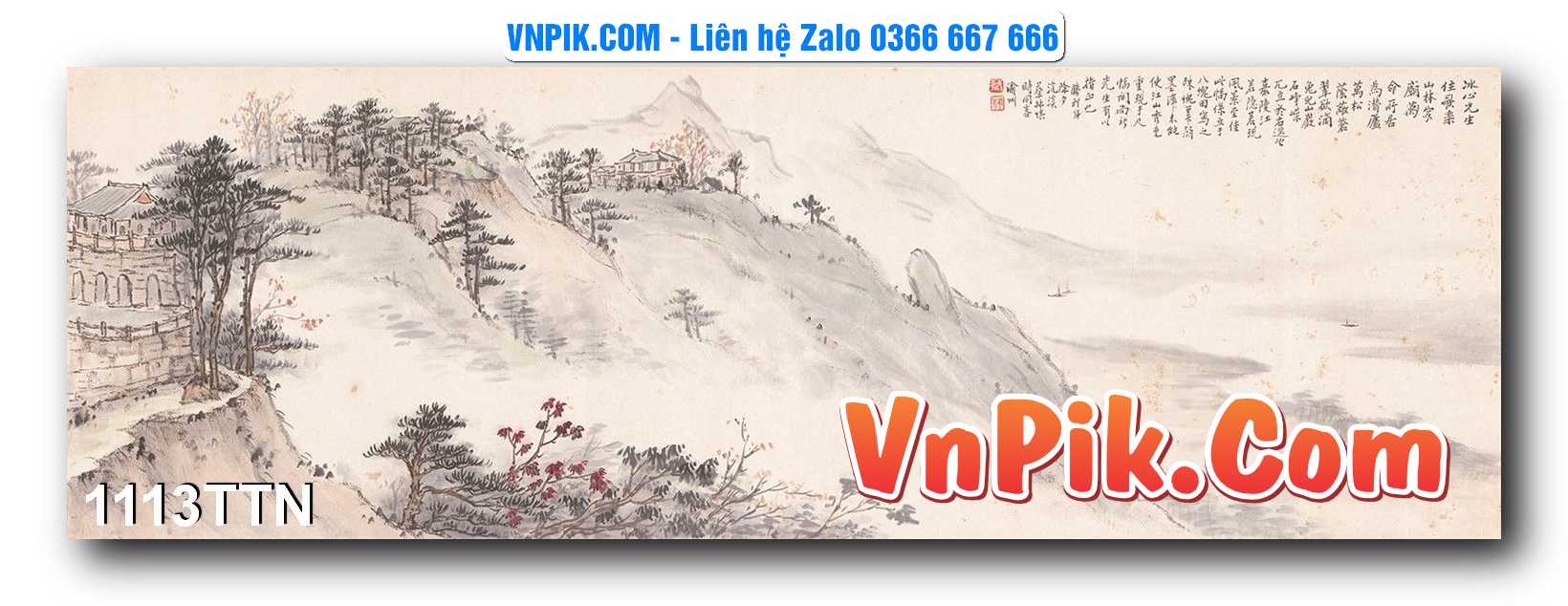 Tranh thác nước – Tranh phong thủy – Tranh treo tường mã 1113TTN