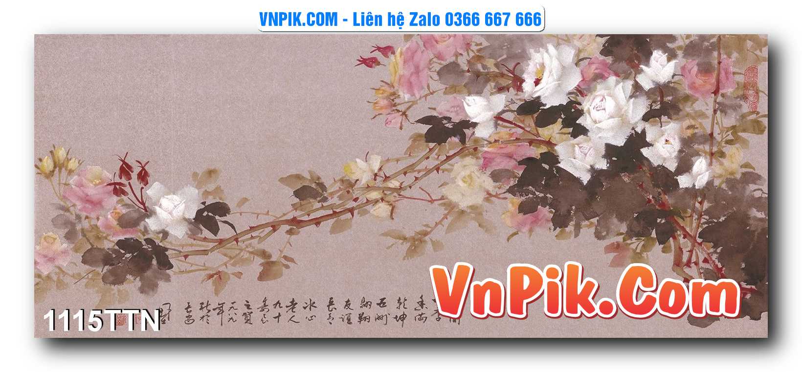 Tranh thác nước – Tranh phong thủy – Tranh treo tường mã 1115TTN