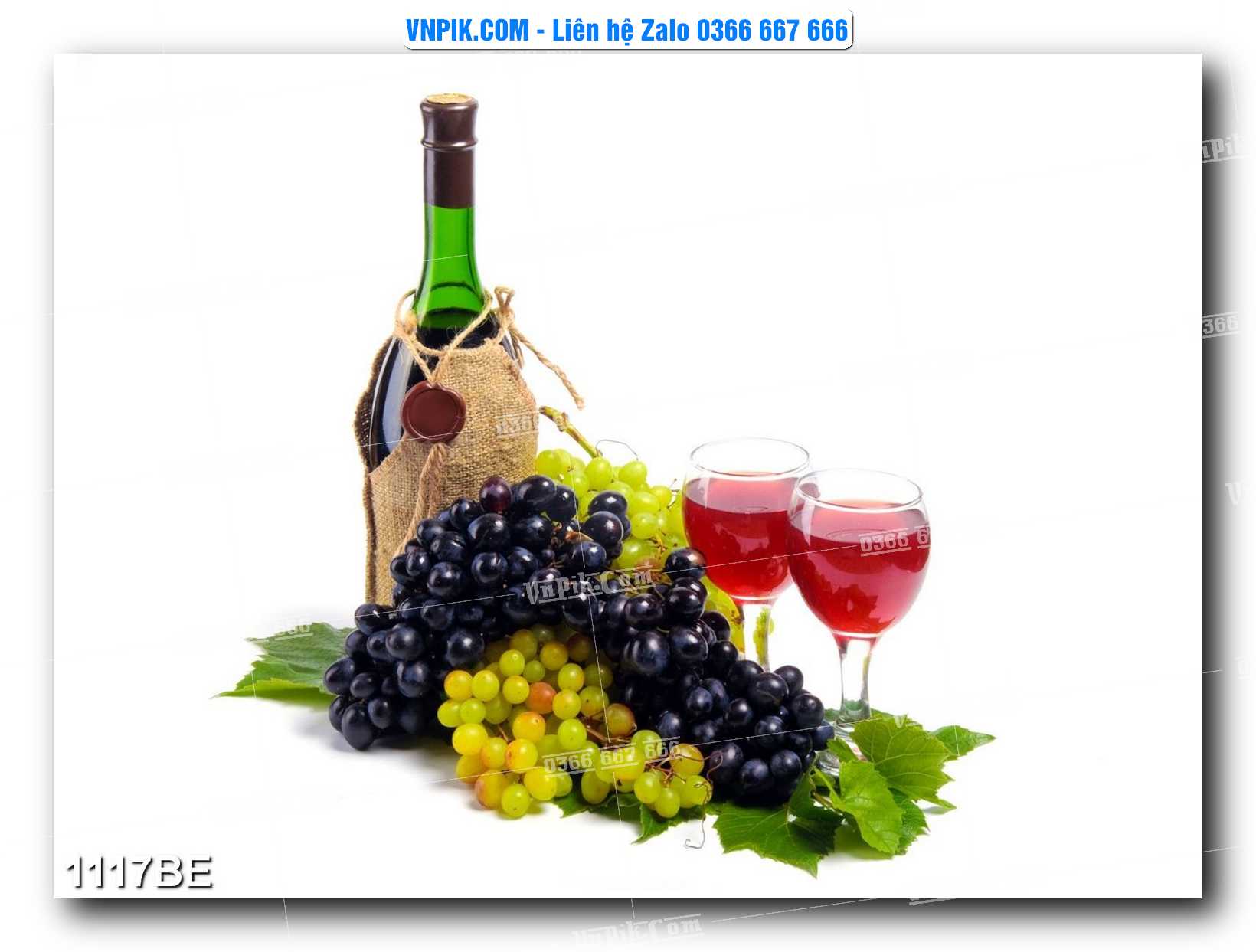 Tranh treo tường trang trí phòng bếp đẹp mã 1117BE