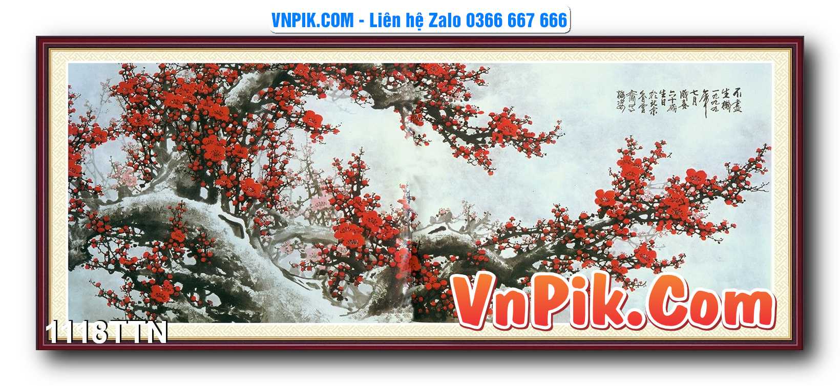 Tranh thác nước – Tranh phong thủy – Tranh treo tường mã 1118TTN