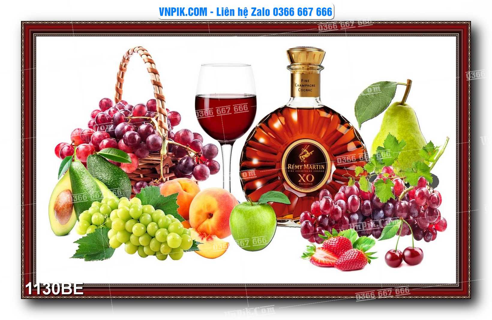 Tranh treo tường trang trí phòng bếp đẹp mã 1130BE