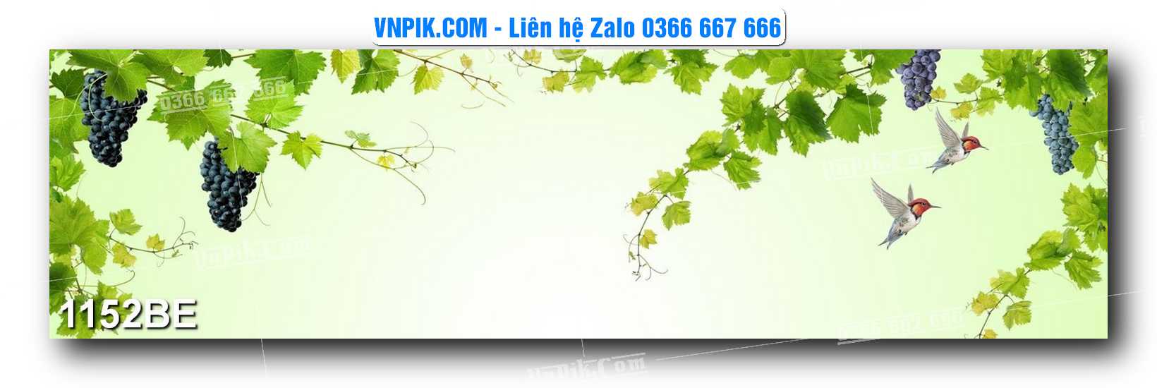 Tranh treo tường trang trí phòng bếp đẹp mã 1152BE