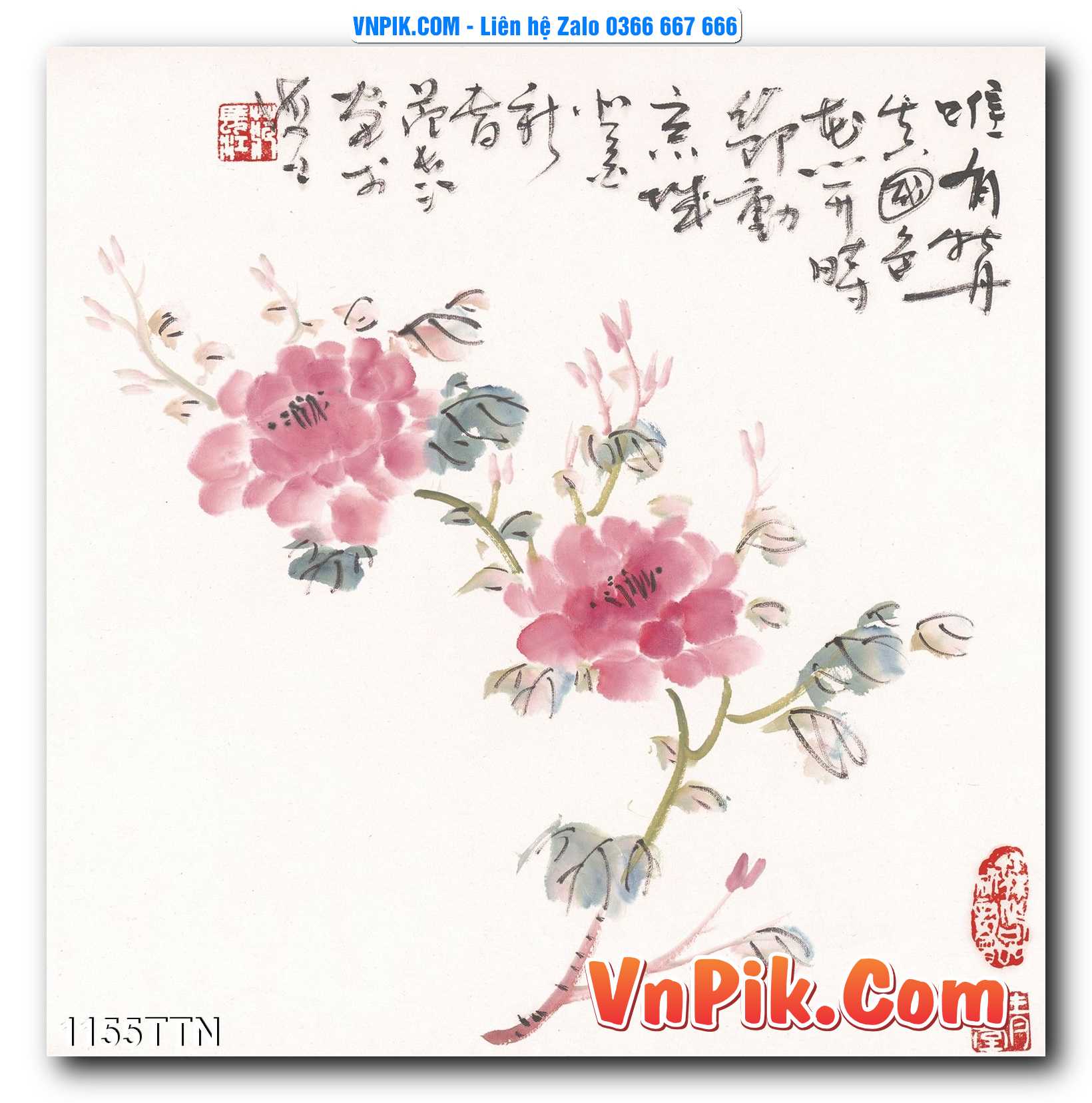 Tranh thác nước – Tranh phong thủy – Tranh treo tường mã 1155TTN