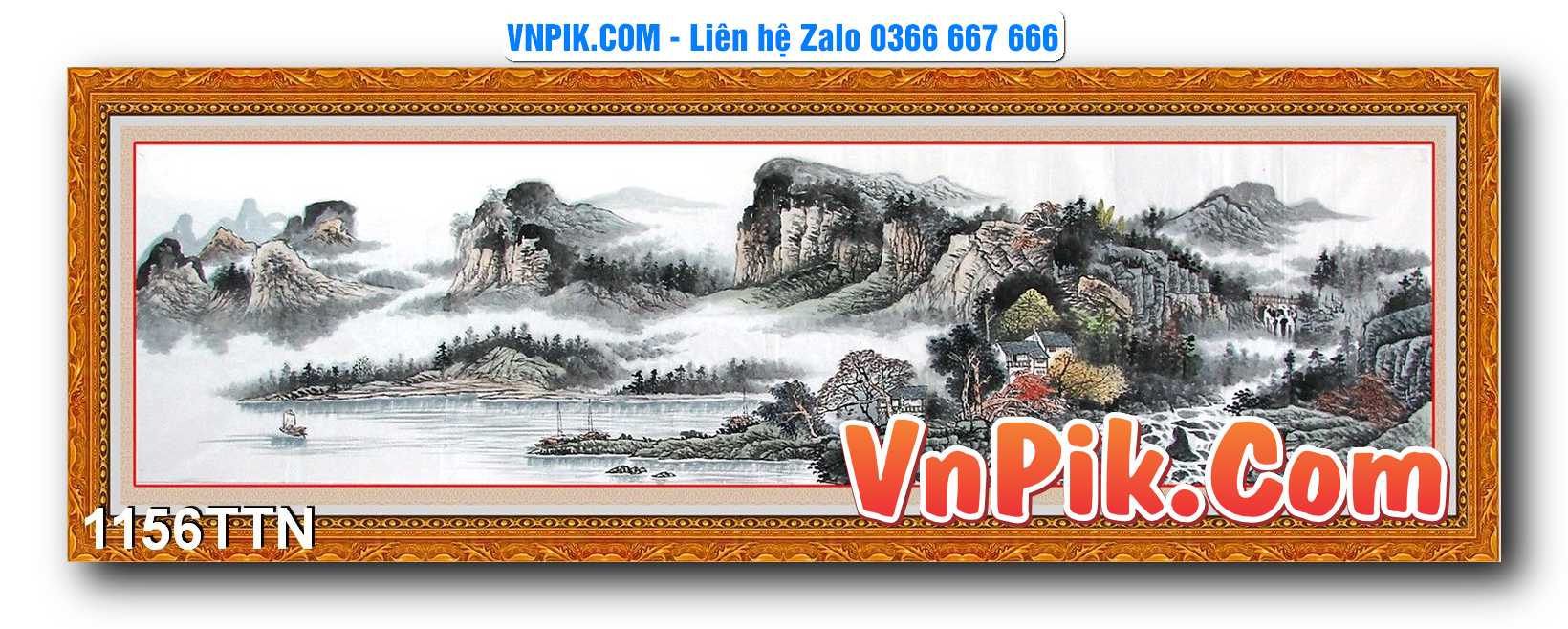 Tranh thác nước – Tranh phong thủy – Tranh treo tường mã 1156TTN
