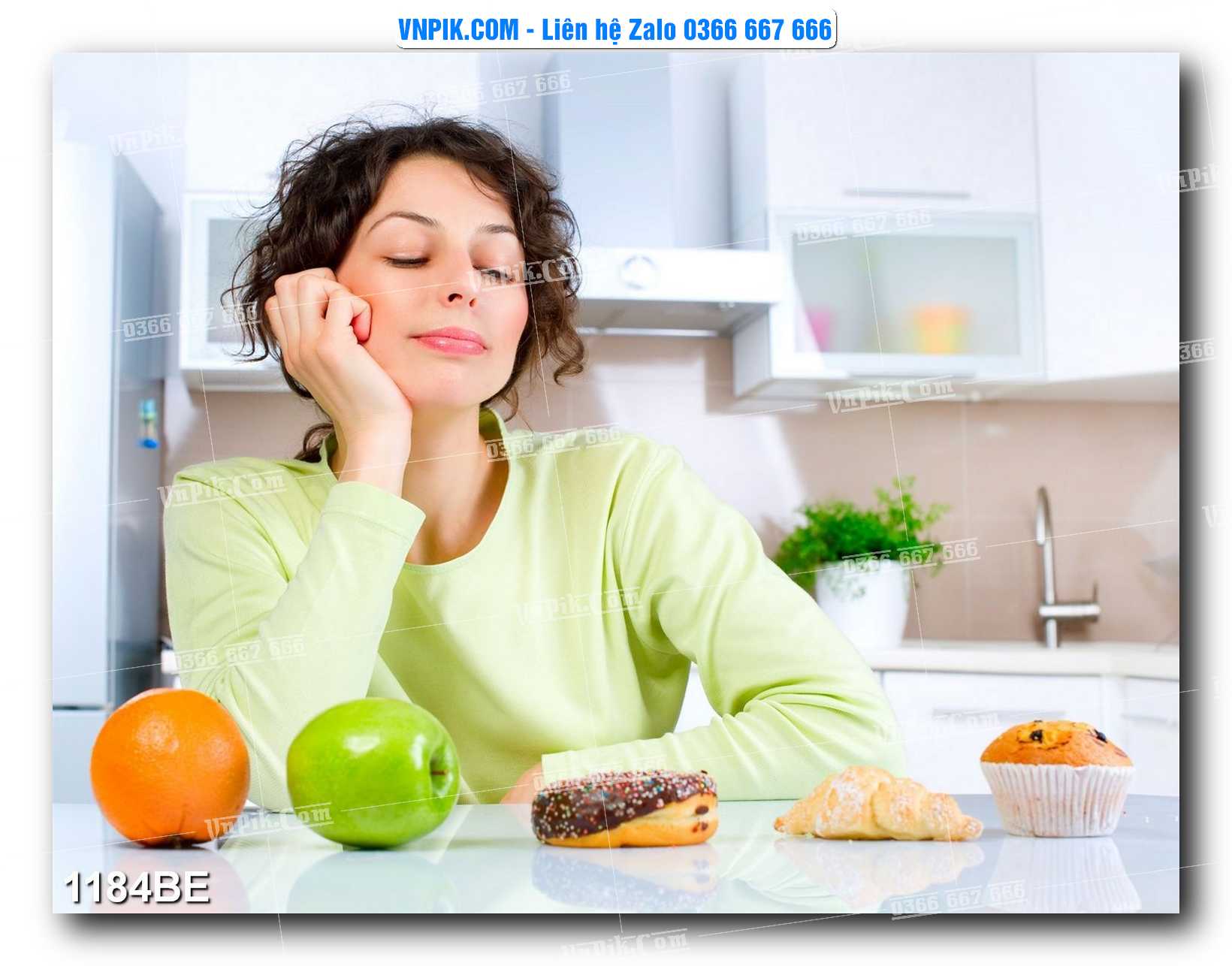 Tranh treo tường trang trí phòng bếp đẹp mã 1184BE