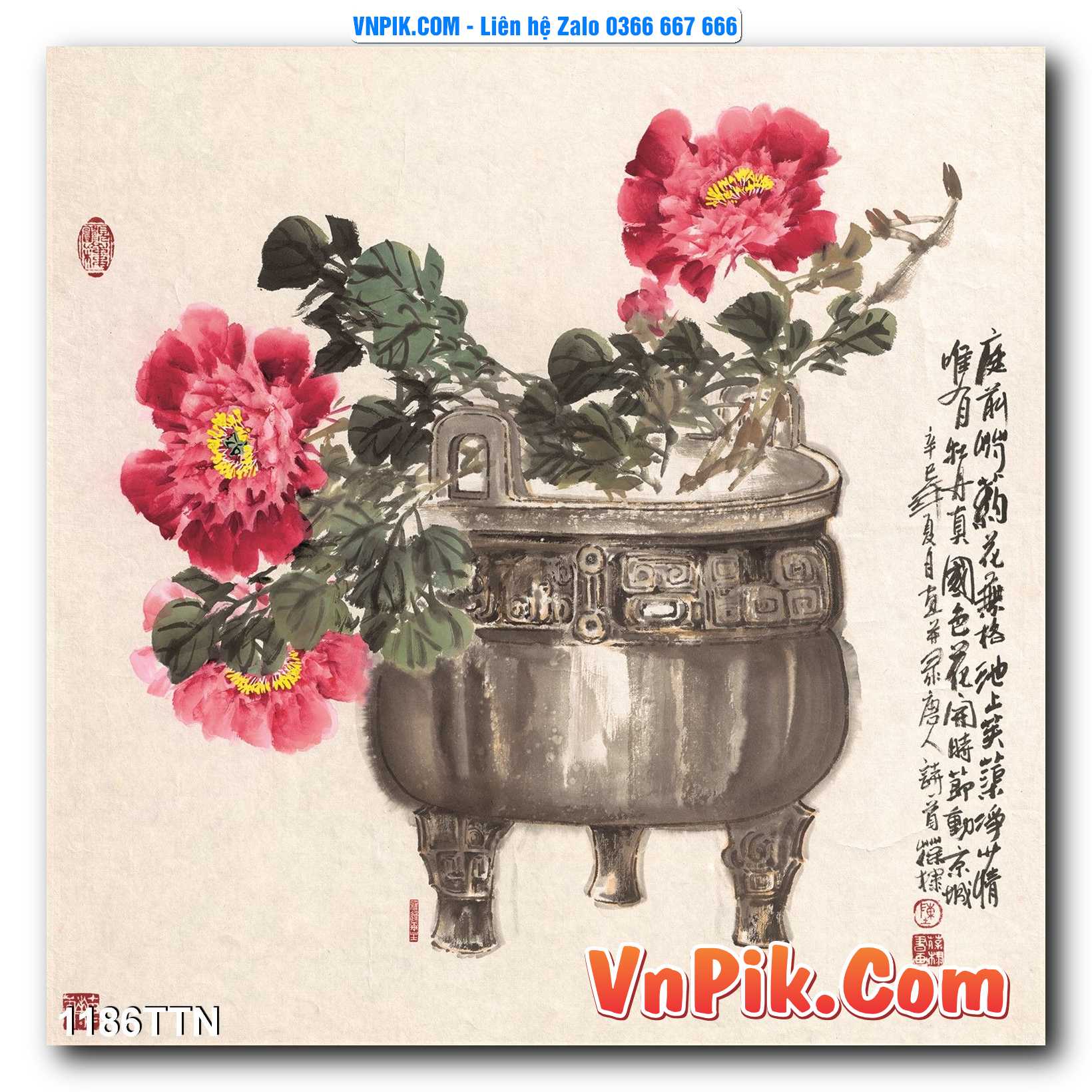 Tranh thác nước – Tranh phong thủy – Tranh treo tường mã 1186TTN