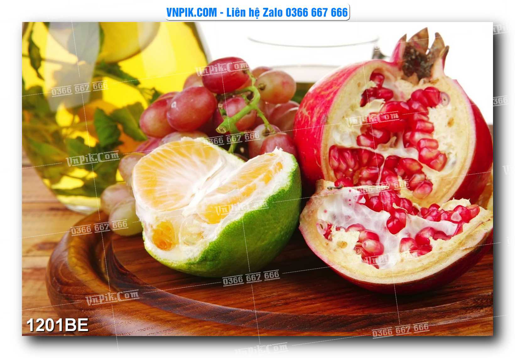 Tranh treo tường trang trí phòng bếp đẹp mã 1201BE