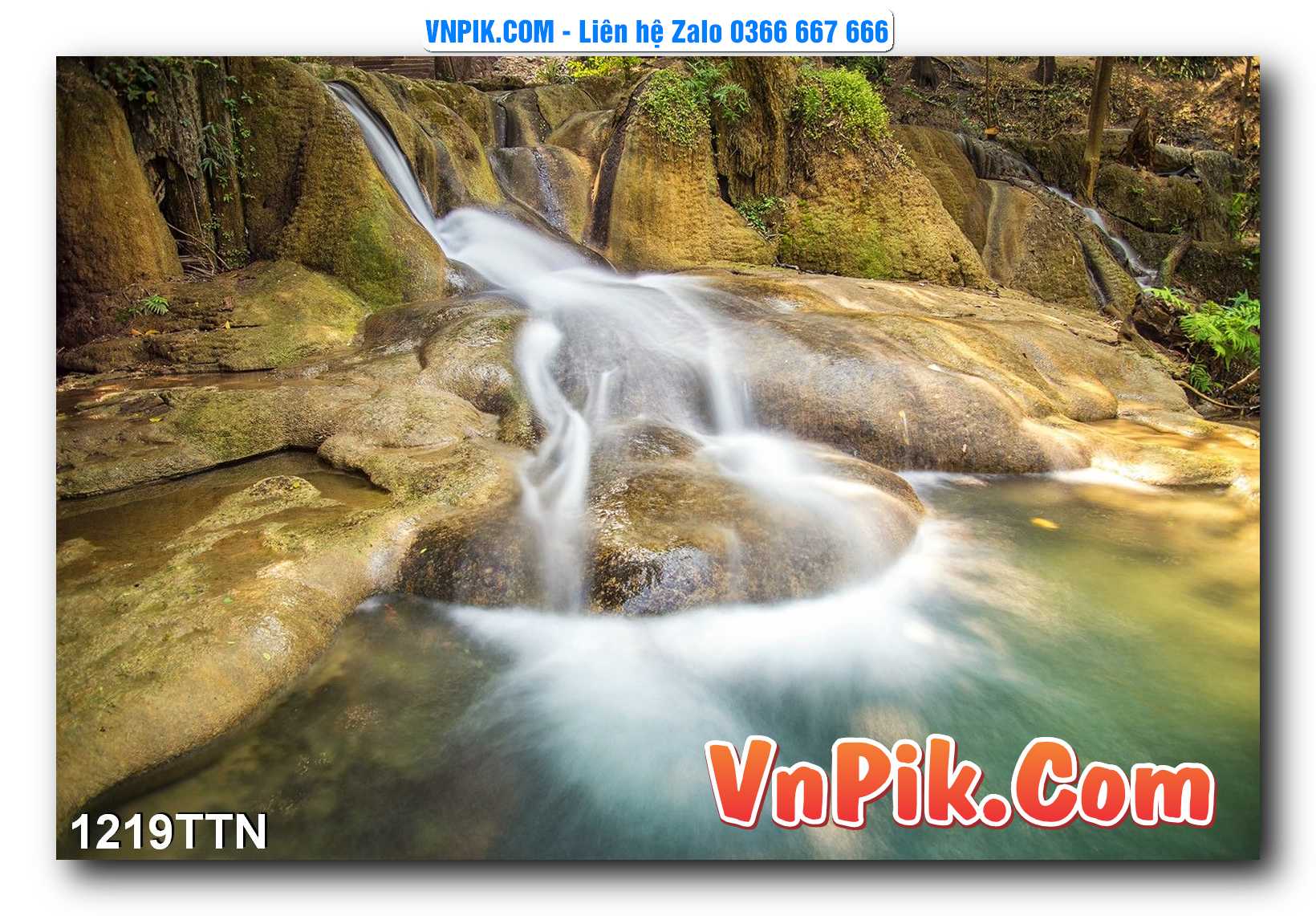 Tranh thác nước – Tranh phong thủy – Tranh treo tường mã 1219TTN