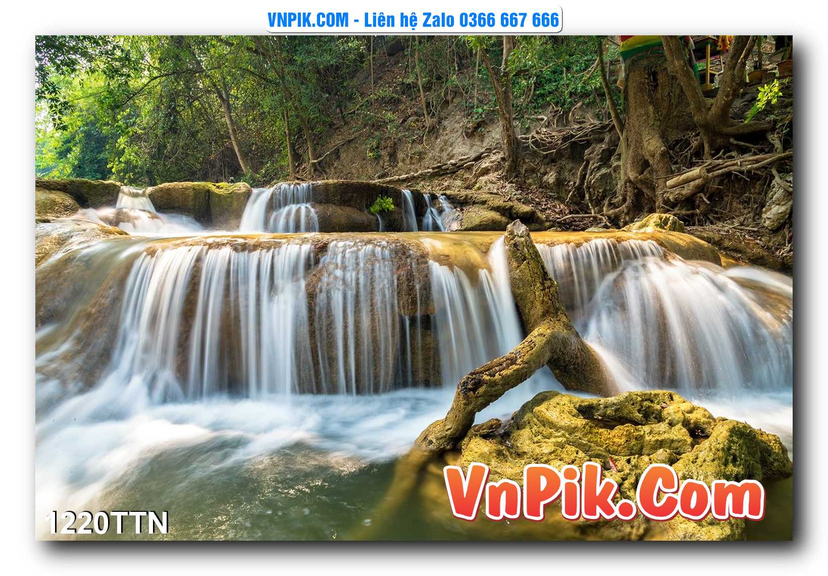 Tranh thác nước – Tranh phong thủy – Tranh treo tường mã 1220TTN
