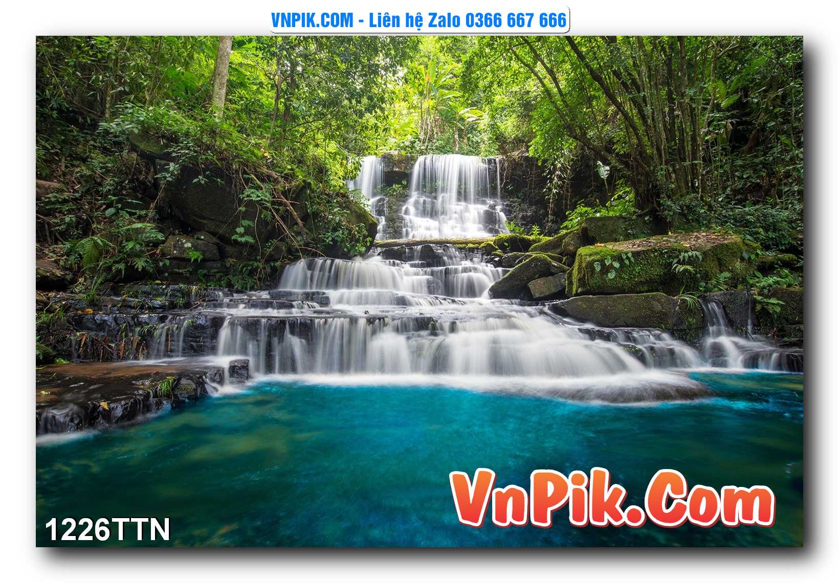 Tranh thác nước – Tranh phong thủy – Tranh treo tường mã 1226TTN
