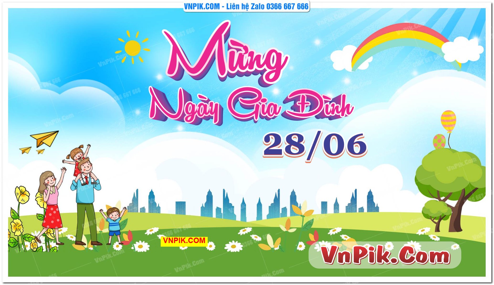 Phông nền kỷ niệm ngày gia đình Việt Nam 28/6 mã 1236980