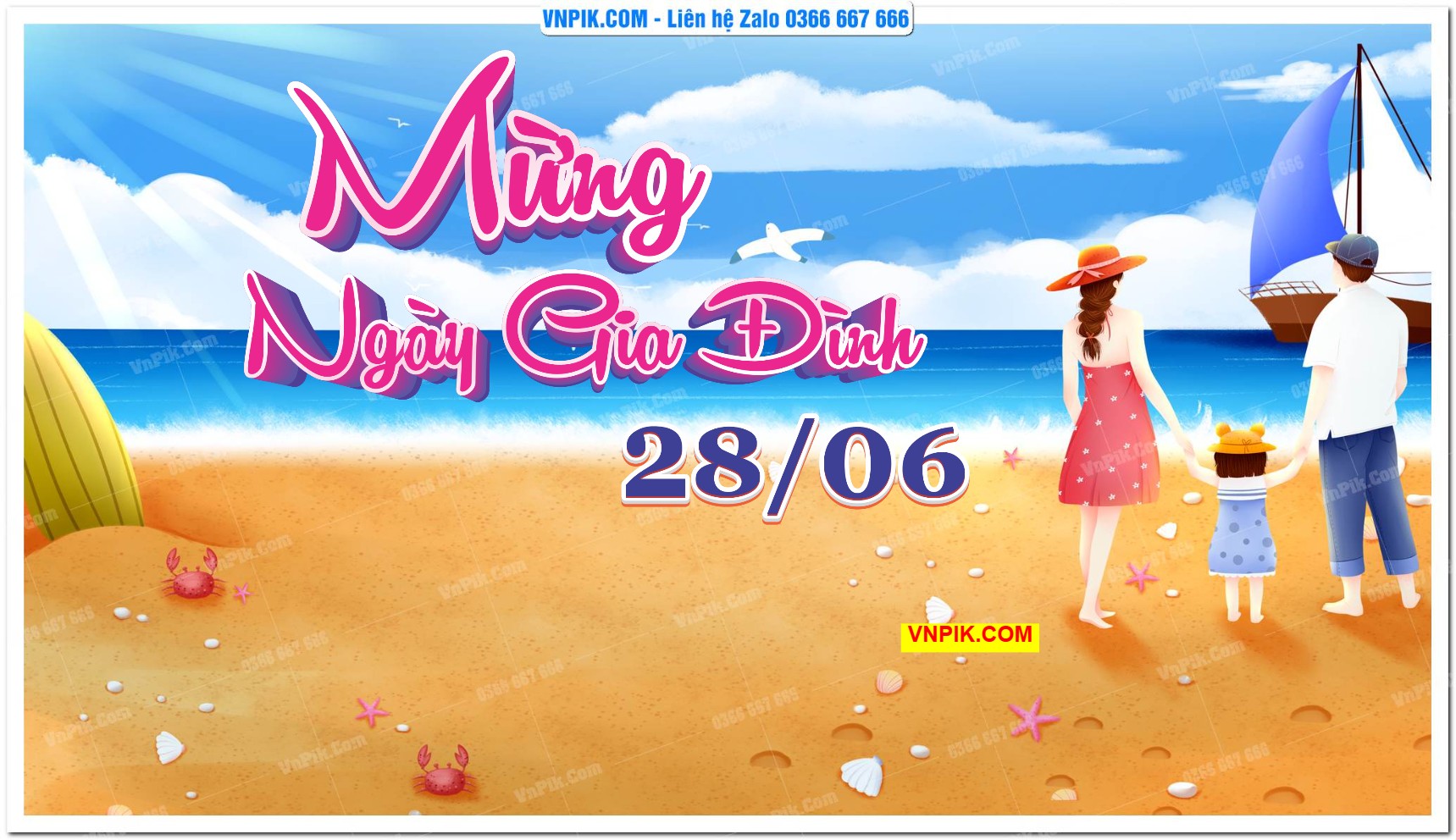 Phông nền kỷ niệm ngày gia đình Việt Nam 28/6 mã 1236993