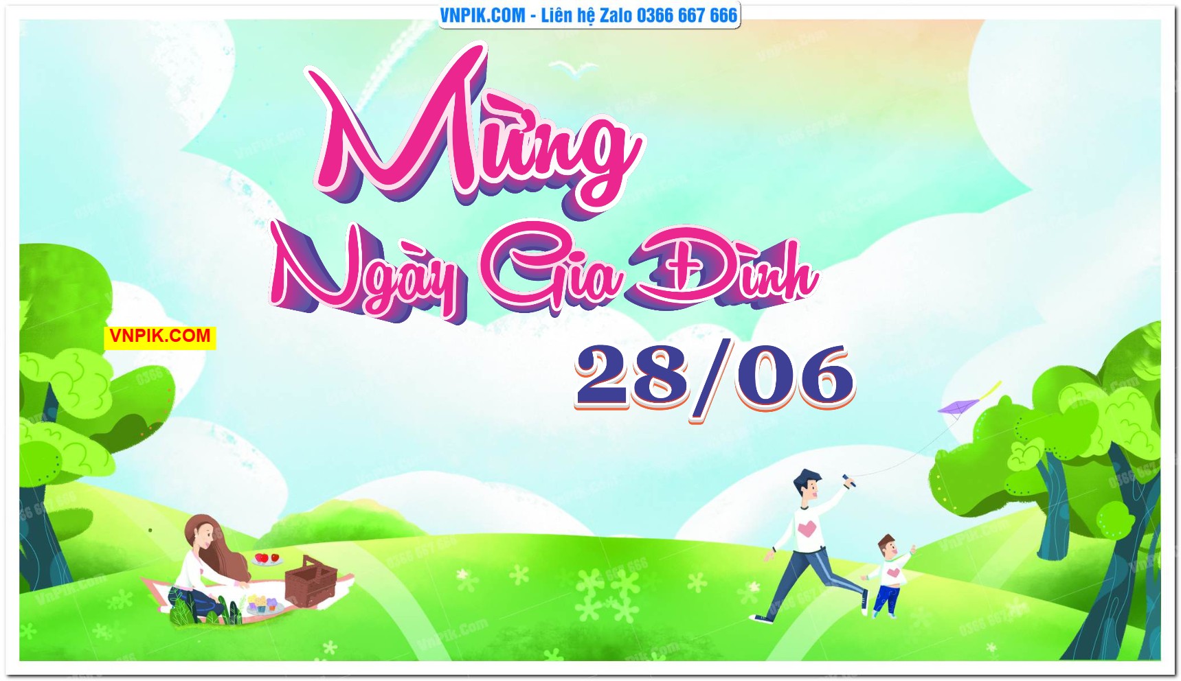 Phông nền kỷ niệm ngày gia đình Việt Nam 28/6 mã 1236997