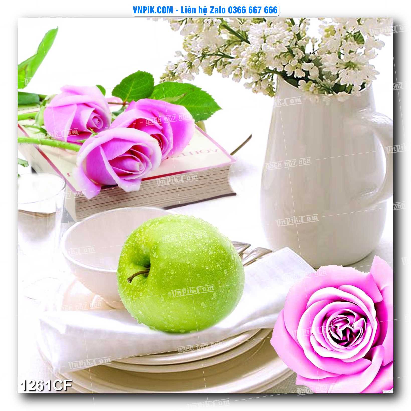 Tranh tường trang trí quán cà phê – trà chanh – trà sữa mã 1261CF