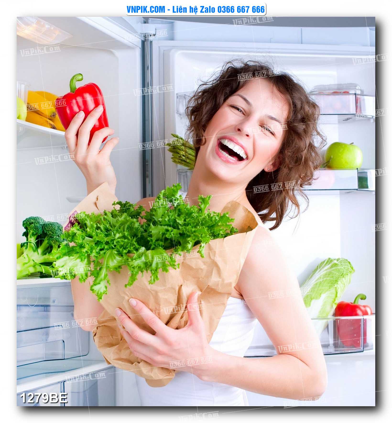 Tranh treo tường trang trí phòng bếp đẹp mã 1279BE